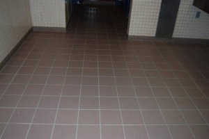 After - Bathroom tile restoration
